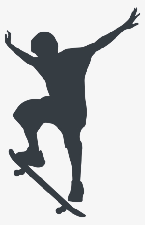 skateboarding - skateboarder silhouette