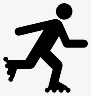 Skater Silhouette Vector - Inline Skates