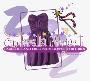 Cinderella Project Logo - Purple Short Prom Dresses