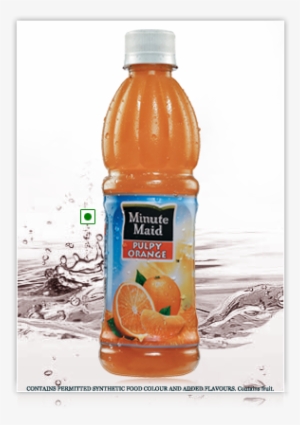 Minute Maid Pulpy Orange Juice - Minute Maid Juice Bottle