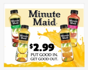 Corrugated Plastic - Minute Maid Juice, Apple, 15.2 Fl Oz, 24 Ct