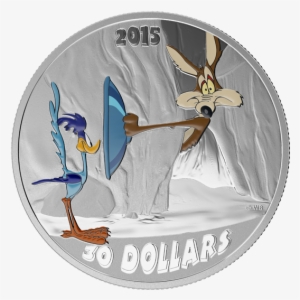 Fine Silver Coloured Coin Looney Tunes™ Classic Scenes