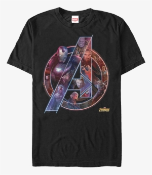 Collage Logo Avengers Infinity War T-shirt - Avengers Infinity War Logo