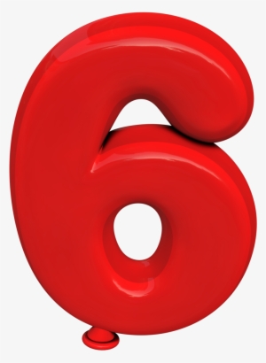 Number Six Balloon Style Mockup Letter Cinema 4d Abstract - Number
