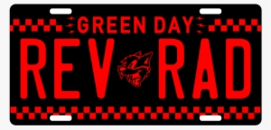 Green Day License Plate