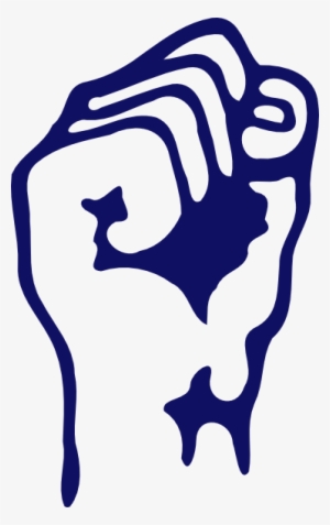 Blue Fist Clip Art - Revolution Clip Art