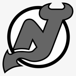 1018px-new Jersey Devils Logo - New Jersey Devils Logo Black And White