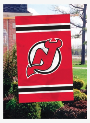 New Jersey Devils Applique Banner Flag - New Jersey Devils