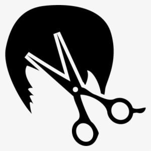 Short Hair And Scissors Vector - Hair With Scissors Png