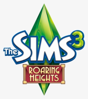 The Sims 3 Roaring Heights - Sims 3 University Life Logo