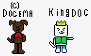 2 Custom Undertale Dog Themed Characters - Cartoon