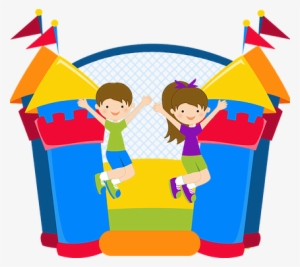 Clip Art Royalty Free Download Bounce Clipart - Jumping Castle Clipart