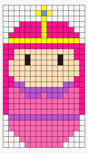 Princess Bubblegum Perler Bead Pattern / Bead Sprite - Minecraft Jack Sparrow Pixel Art