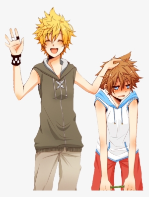 Roxas With Friend Pic - Kingdom Hearts Sora And Roxas Fanfic