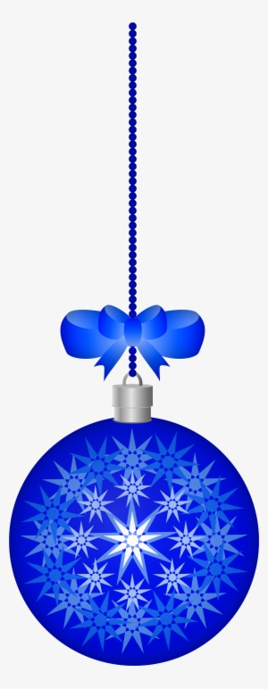 Christmas Ball Blue Transparent Png Clipart - Portable Network Graphics
