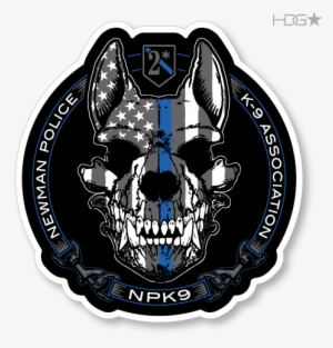 Newman Police K-9 Association 4″ Decal - Police K9 Patches