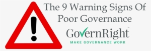Poor Governance The Warning Signs