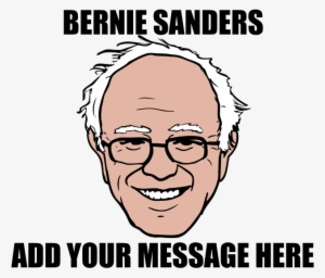 Favorite - Personalized Bernie Sanders Cartoon Face Tote Bag,