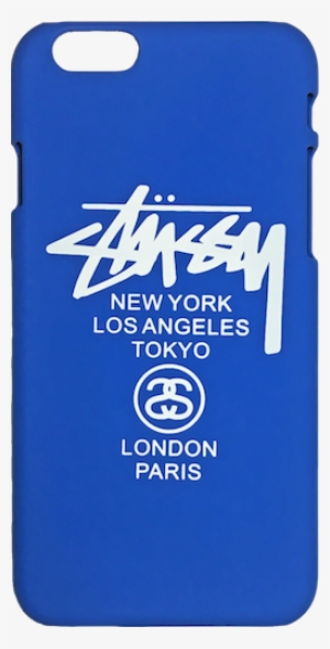 Stussy Royal Blue White "classic Logo" Hard Plastic - Stussy Case On Iphone