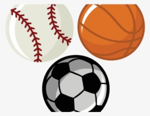 Soccer Clipart Softball - Basketball Soccer Ball And Baseball