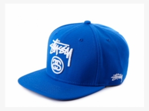In Stock Stussy Classic Logo Snapback Hat - Kc Royals Hats