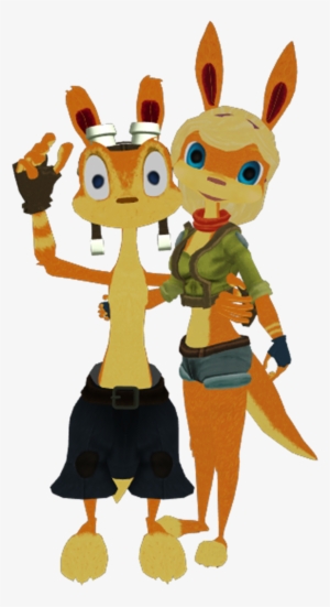 Daxter Images Daxter And Tess The Ottsel Renders Hd - Daxter