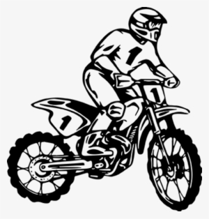 Small - Style And Apply Dirt Bike Rider Wall Decal