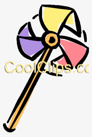 Pinwheel Royalty Free Vector Clip Art Illustration - Clip Art