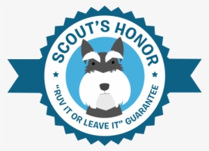 Barkbox Scout's Honor Badge With The 'ruv It Or Leave - Bonafide Beard Oil