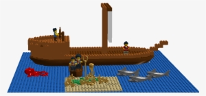 Lego Pirate Boat - Steamboat