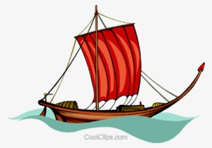 Pirate Ship Royalty Free Vector Clip Art Illustration - Clip Art