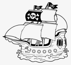 Drawing Pirate Ship 19 - Pirates Ship Coloring Pages