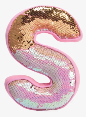 Picture Of S Initial Reversible Sequin Pillow - S Pillow