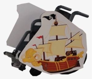 Ram Pirate Ship Wheelchair Costume Child's - Mona Melisa Designs Interactive Wall Play Set Pirate