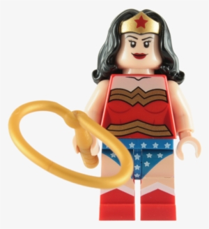 Lego Wonder Woman Minifigure With Lasso - Porte Clé Wonder Woman Lego