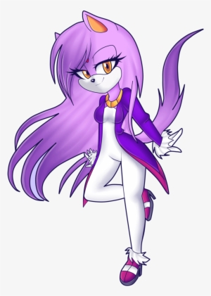 Sonic R Knuckles The Echidna Cat Violet Purple Pink - Blaze The Cat Pretty