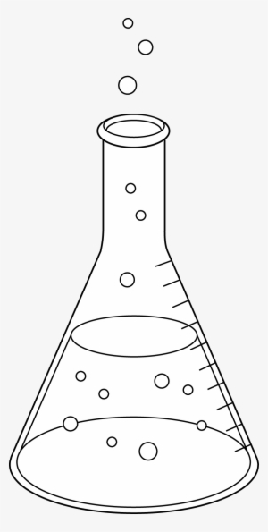 Science Beaker Clip Art Courseimage - Science Beakers Black And White