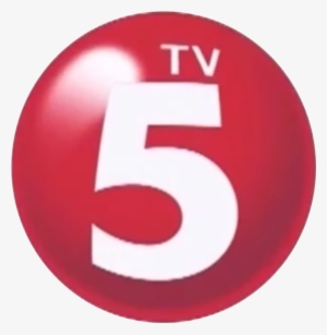 Tv5 3d Red Circle - Tv5 Logo