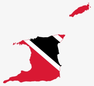 Flag-map Of Trinidad And Tobago - Trinidad And Tobago Flag Map