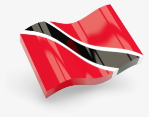 Illustration Of Flag Of Trinidad And Tobago - Trinidad And Tobago Png