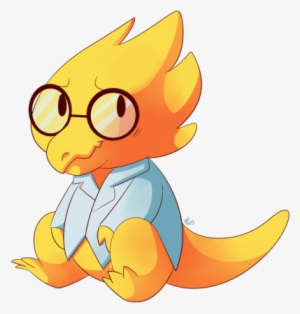 Alphys - - Undertale Alphys Blank Background