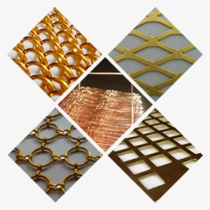 The Picture Shows Expanded Metal Mesh, Perforated Metal - Mesh