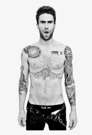 Sexy~ I Can't Help It - Tiger Tattoo Adam Levine