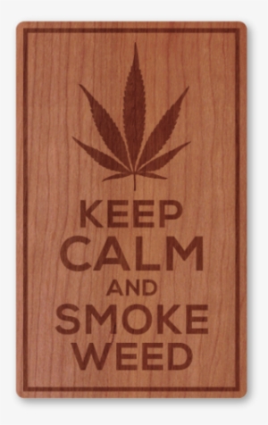 Cherry Wood Sticker - Keep Calm