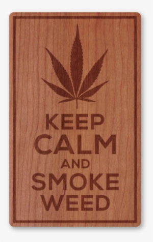 Cherry Wood Sticker - Keep Calm