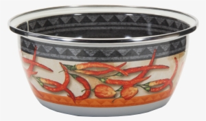chili pepper pattern - bowl
