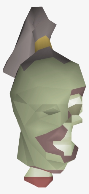 Zombie Head Detail - Paper