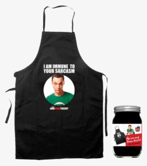 Big Bang Theory Apron & Oven Glove Mitt In A Canister - Star Images Big Bang Theory Apron And Kitchen Glove