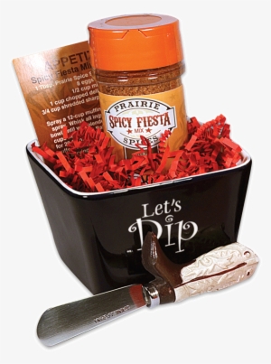 Spicy Fiesta Dip Set In A Bowl, With A Dip Spreader - Best Ang Pasko Ng Pilipino