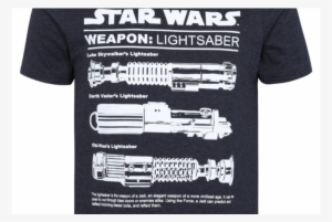 Lightsaber T Shirt Star Wars Official Luke Obi Wan - Lightsaber